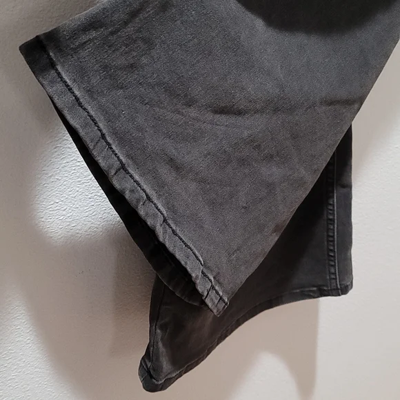 WE THE FREE BOHEMIAN SOUTHWESTERN COASTAL COWGIRL FLARED LEG BLACK DENIM JEAN 29 - Picture 4 of 12